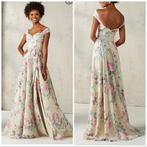 Petal color bridesmaid dresses deals